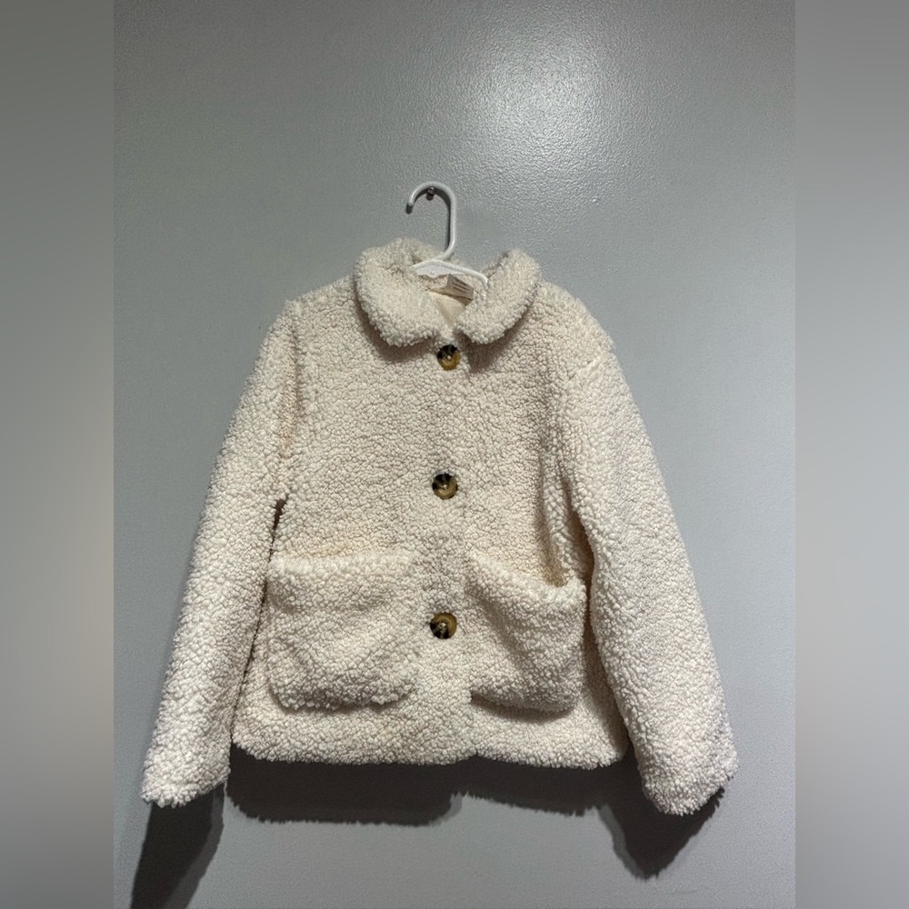 Wonder Nation Cream Kids Puffer Jacket